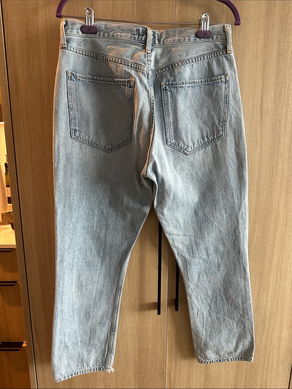 Agolde Riley Cropped Jeans - Picture 3 of 3